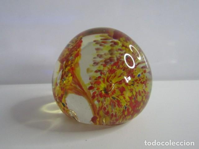 Vintage: PRECIOSO PISAPAPELES CRISTAL JOE ZIMMERMAN RAR - 5 CM