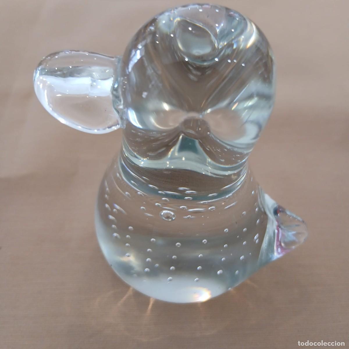 Vintage: Bonita gaviota de cristal
