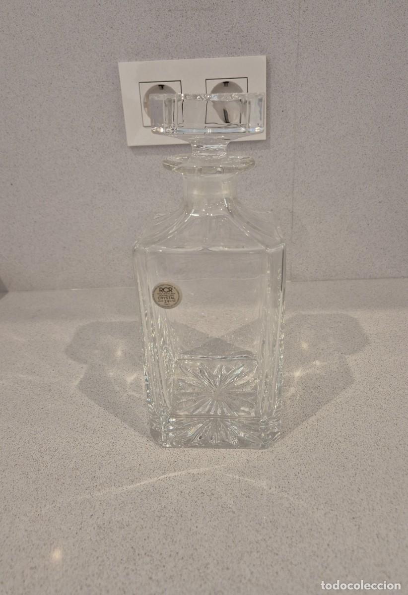 Vintage: Licorera Italiana RCR vintage cristal tallado