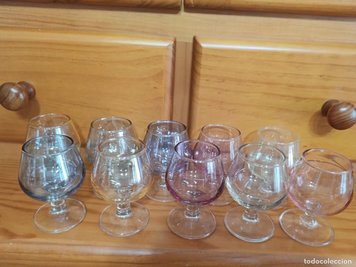Vintage: 10 copas tornasoladas a&ntilde;os 60