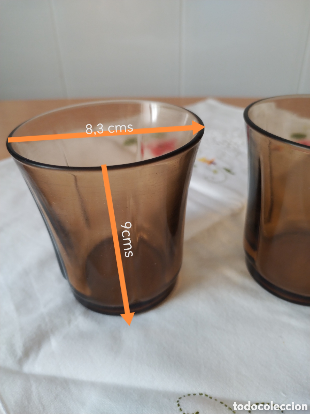 Vintage: 2 vasos duralex 9 cms - Foto 2