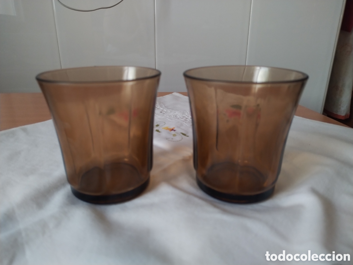 Vintage: 2 vasos duralex 9 cms