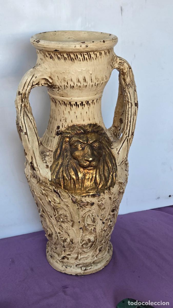 Vintage: jarron grande de ceramica