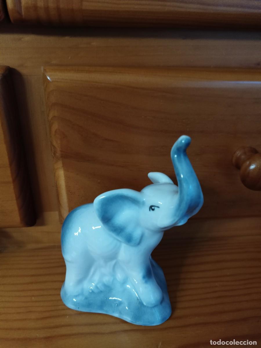 Vintage: Elefante de porcelana. Vintage