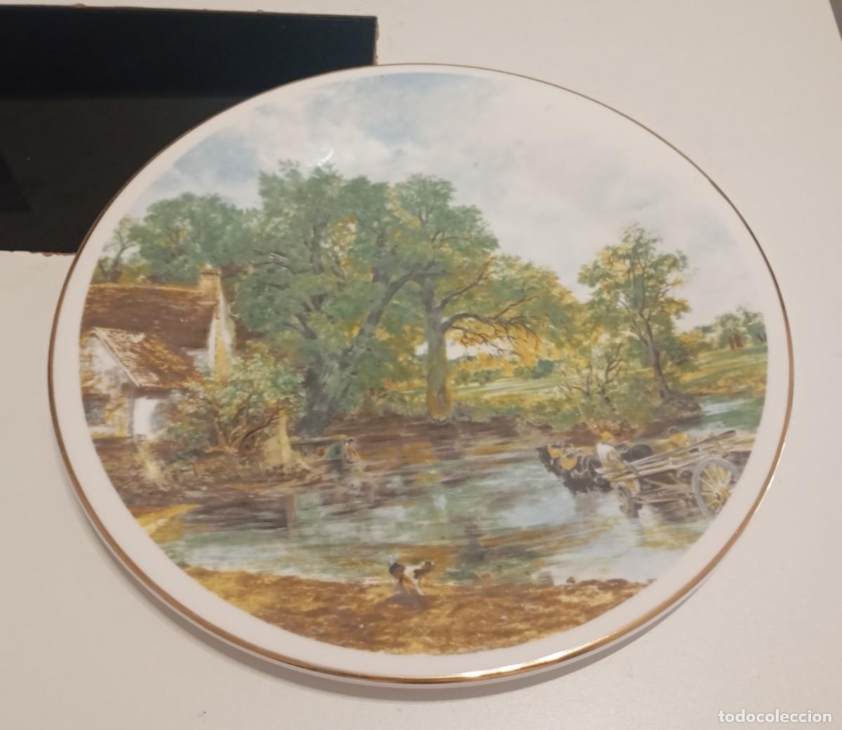 Vintage: PLATO DECORATIVO DE PORCELANA FINA, ROYAL VALE,SERIE DE PAISAJES JOHN CONSTABLE, VINTAGE