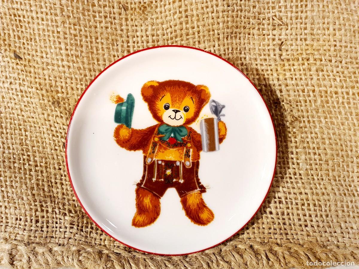 Vintage: Platito Teddy October Fest de Reutter Porzellan. A&ntilde;os 70.