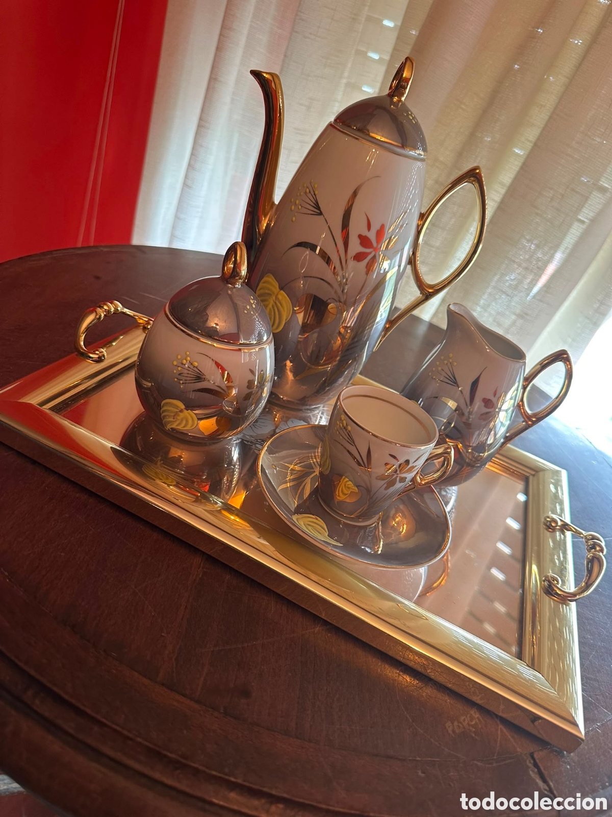Vintage: Juego de caf&eacute; Cape&aacute;ns completo con 9 servicios