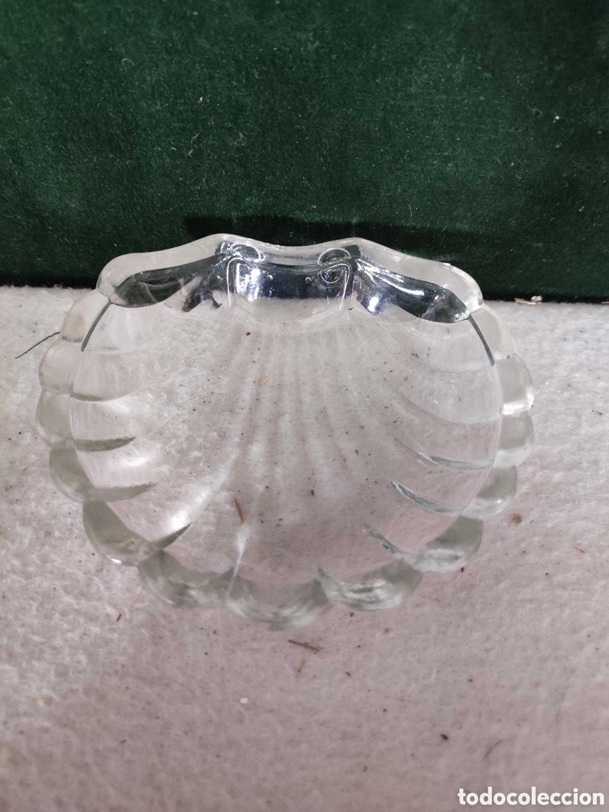 Vintage: Concha de cristal peque&ntilde;a