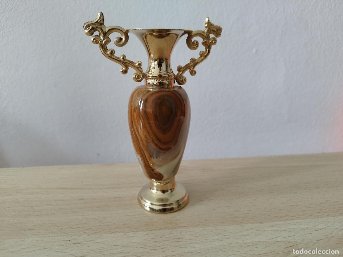 Vintage: Jarra o jarr&oacute;n decorativo &Oacute;nix Marca Onyx de Pakist&aacute;n Nuevo Hecho en Italia