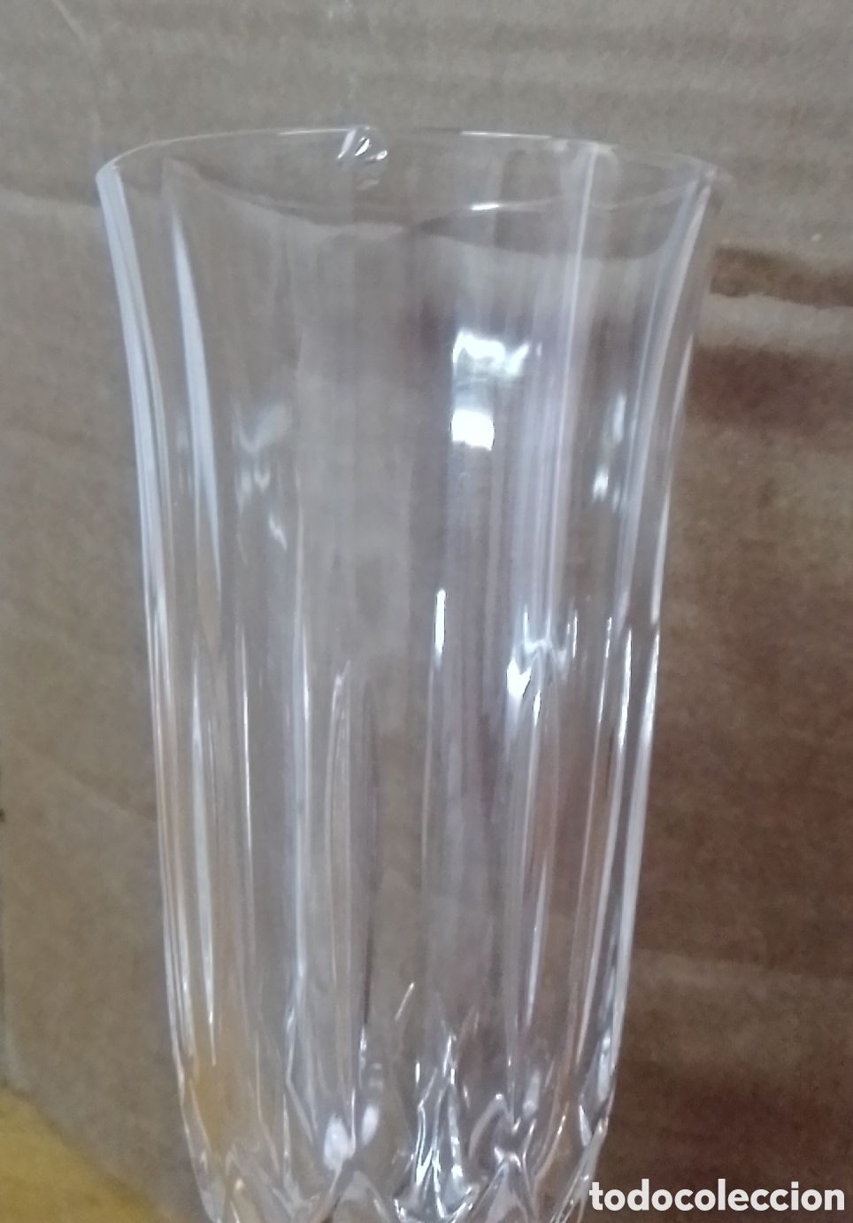 Vintage: 14 copas de cava cristal - Foto 9