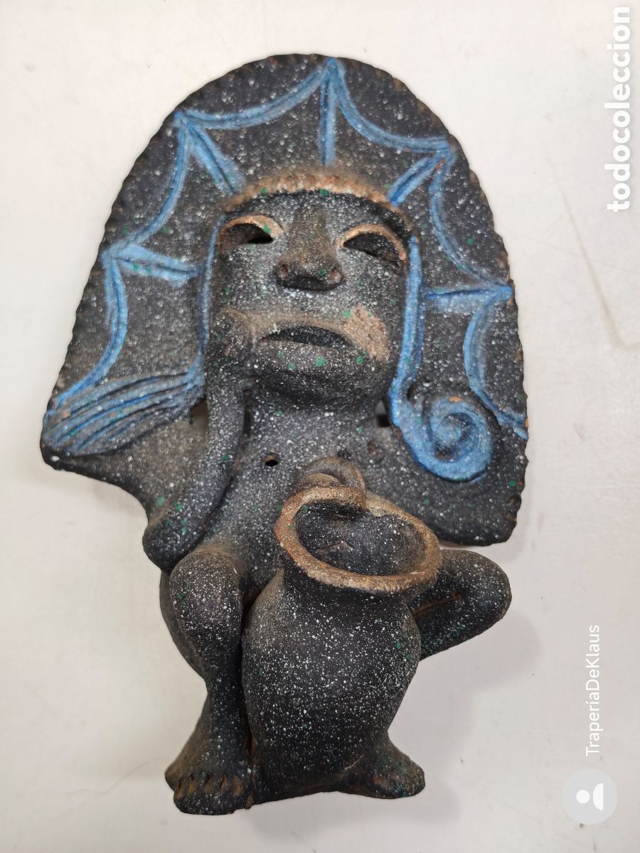 Vintage: m&aacute;scaras de cer&aacute;mica artesanal de inspiraci&oacute;n &eacute;tnica/tribal - Figuras antropomorfa - CAR245
