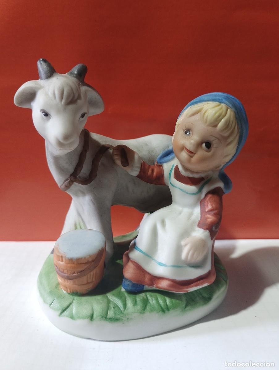 Vintage: FIGURA-PORCELANA BISCUIT-JAPAN.