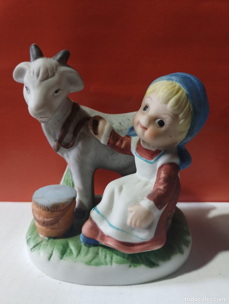 Vintage: FIGURA-PORCELANA BISCUIT-JAPAN.