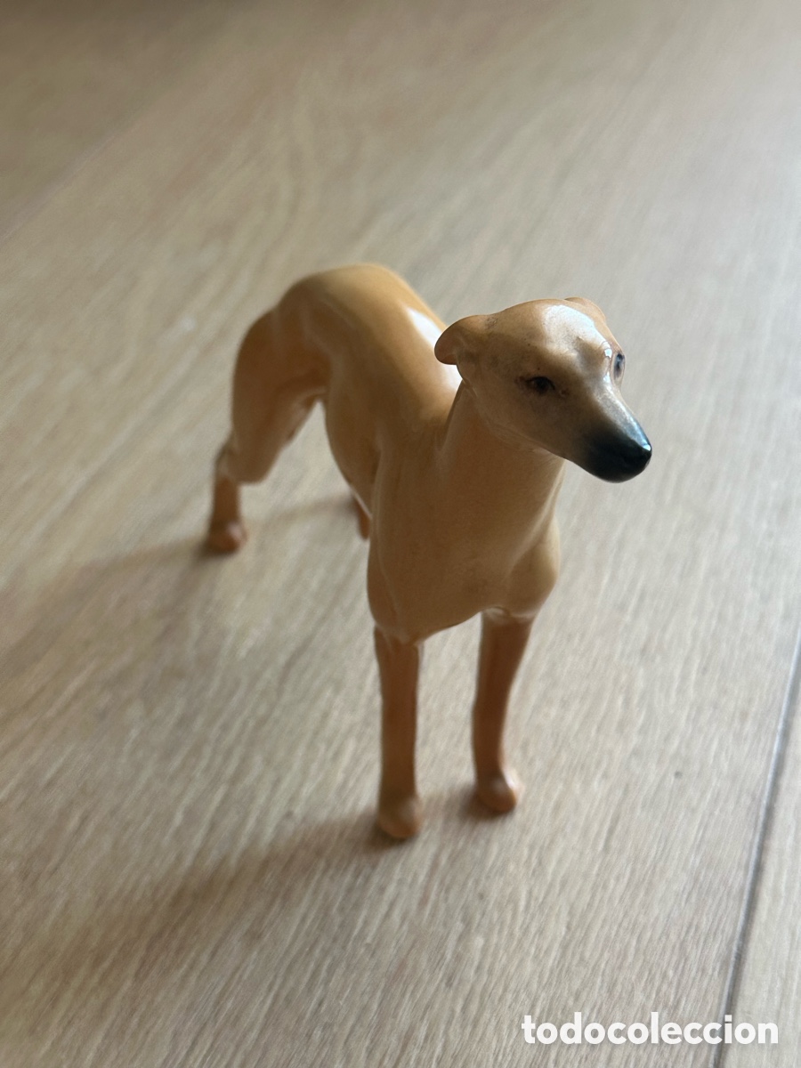 Vintage: Perro de porcelana de la marca inglesa Beswick.