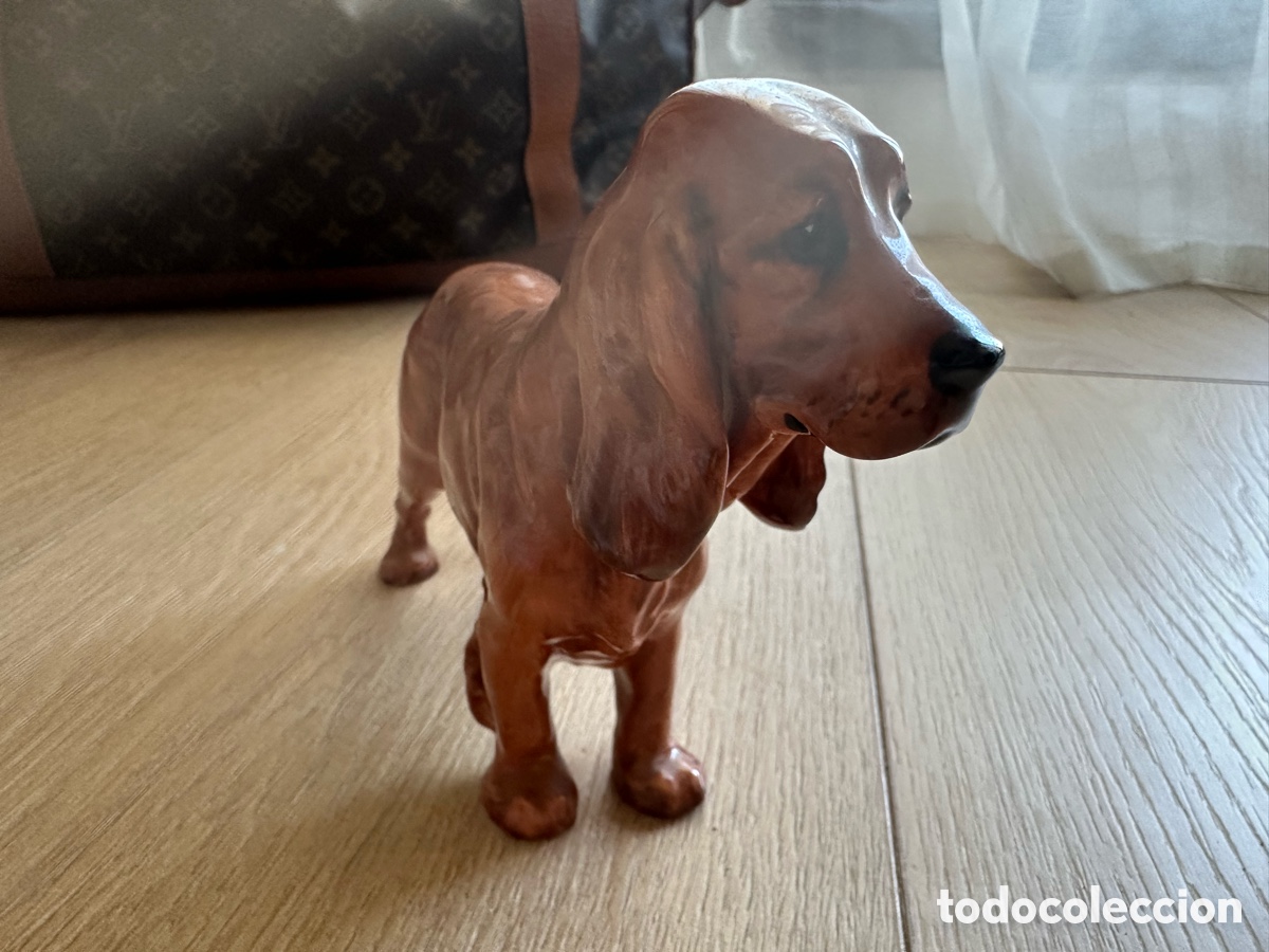 Vintage: Figura de porcelana perro cocker spaniel de Royal Doulton