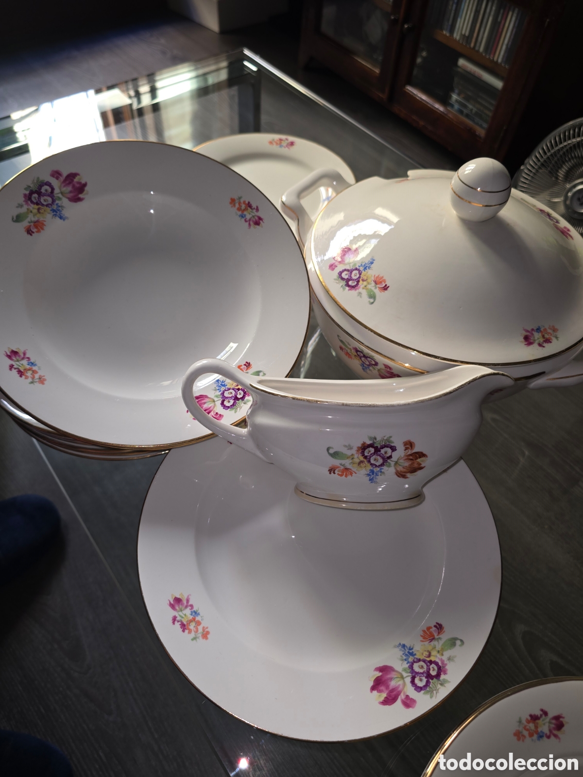 Vintage: Media vajilla Royal China con sello de la marca
