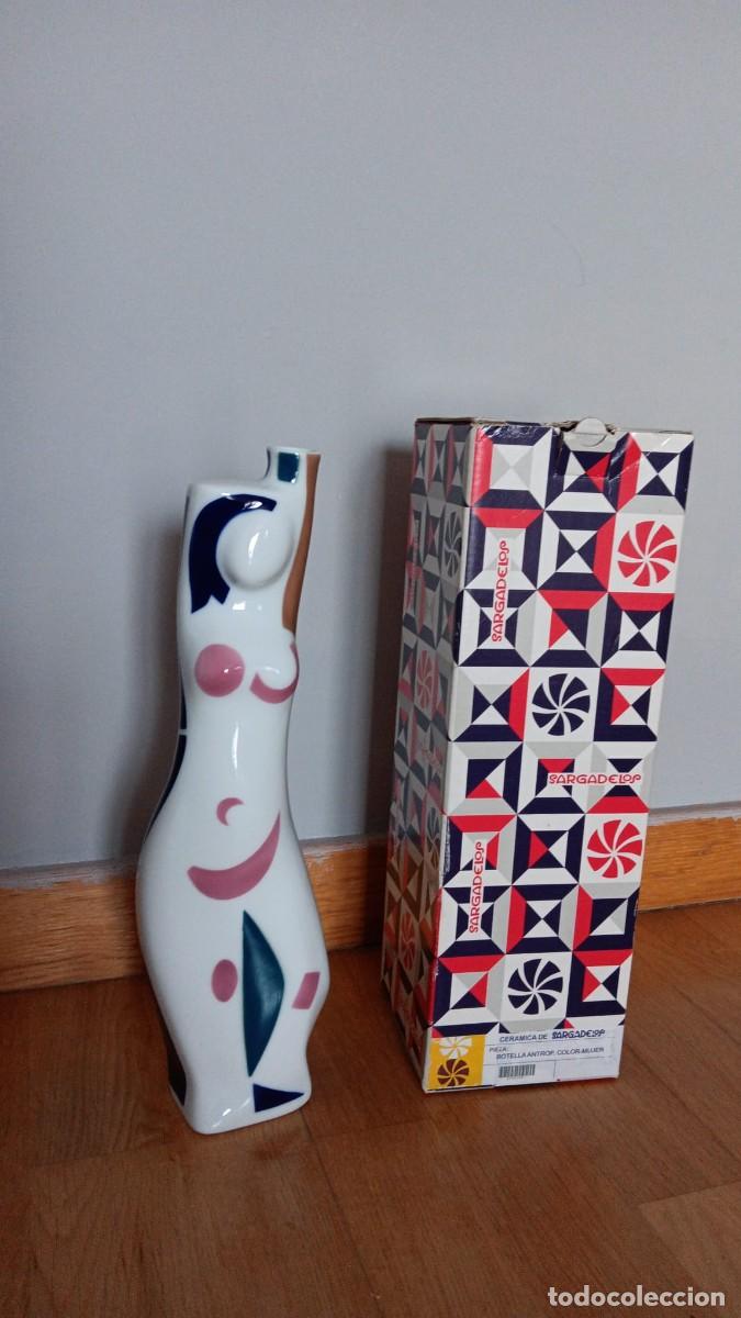 Vintage: Botella Antropom&oacute;rfica Mujer Sargadelos (Con Caja Original)