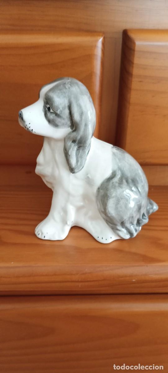 Vintage: Perro porcelana. Vintage