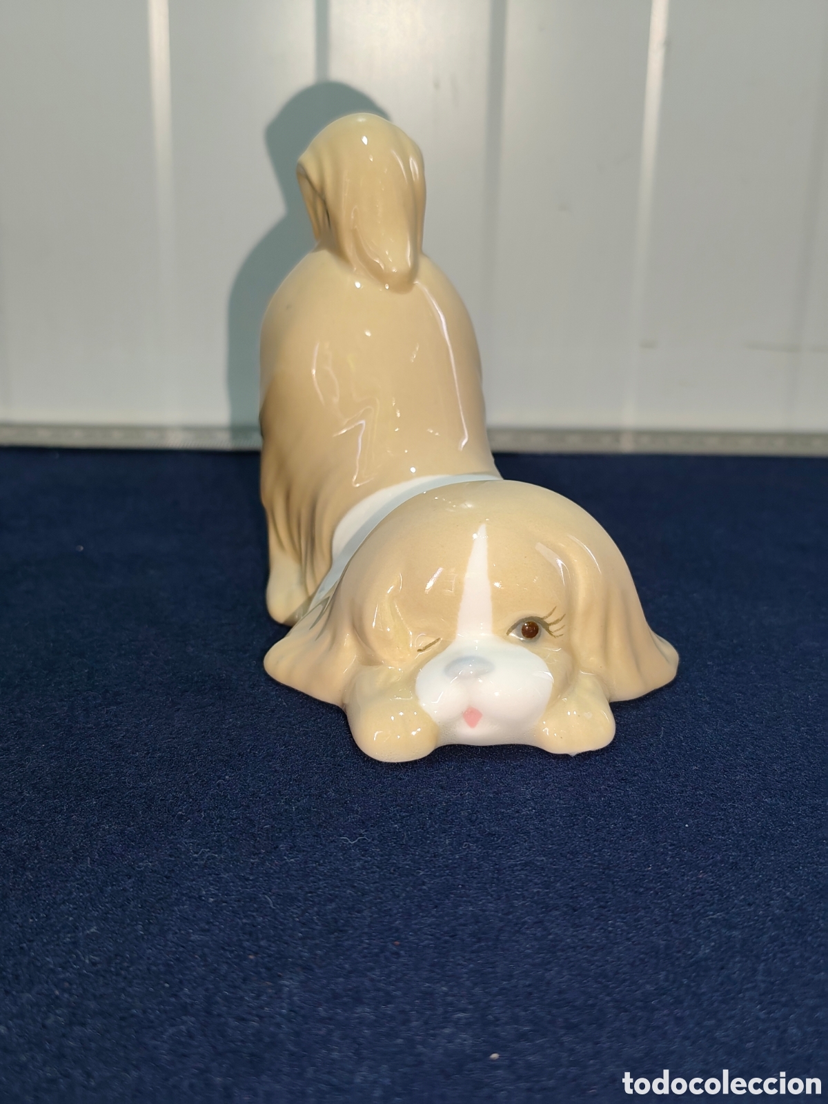 Vintage: Figura Porcelana Perro Miquel Requena (Made in Spain) Vintage -