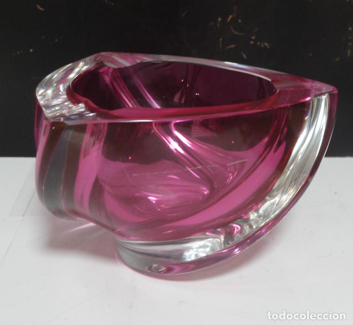 Vintage: CUENCO DE CRISTAL GRUESO