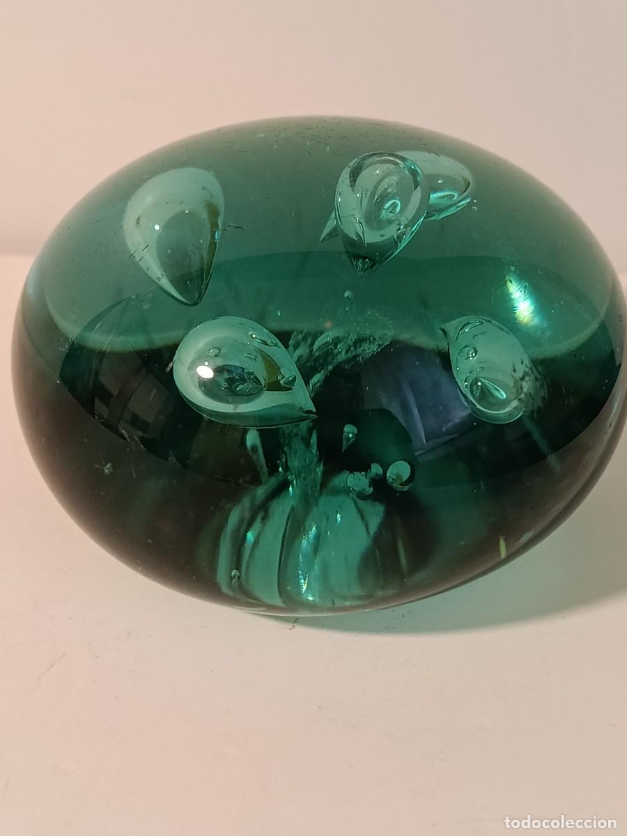 Vintage: BOLA DE CRISTAL VERDE 570 gr