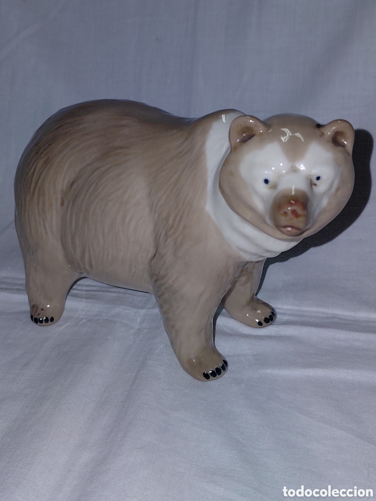 Vintage: BONITO OSO PARDO DE PORCELANA