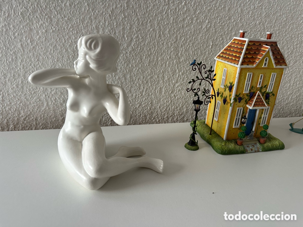 Vintage: Figura vintage Goebel W. Germany n&ordm; 1301 &ndash; Mujer desnuda &ndash; Porcelana blanca