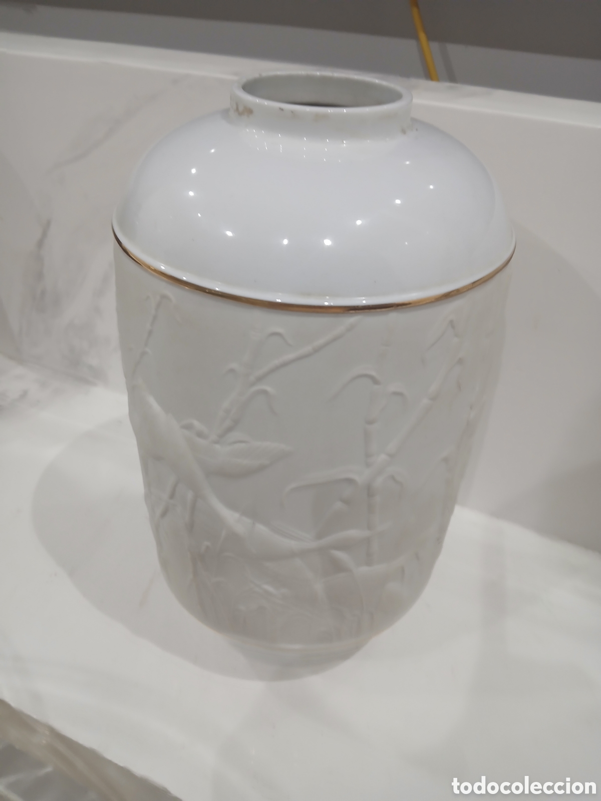 Vintage: Jarron porcelana marca por abajo