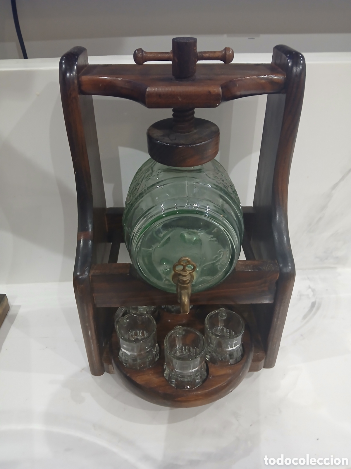 Vintage: Barril decoracio le falta un baso