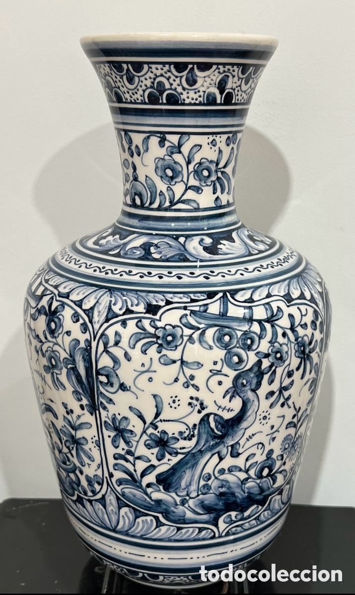 Vintage: Jarr&oacute;n. Cer&aacute;mica ARCER. Coimbra. Portugal. Pintado a mano. A&ntilde;os 80.