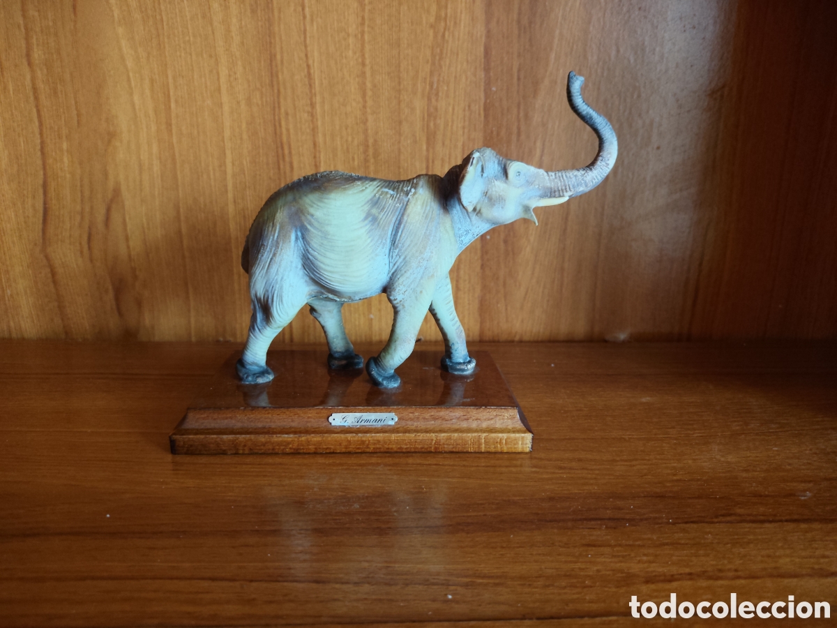 Vintage: Figura de Elefante de Giuseppe Armani &ndash; EsculturaFigura Vintage decorativa de elefante firmada por e
