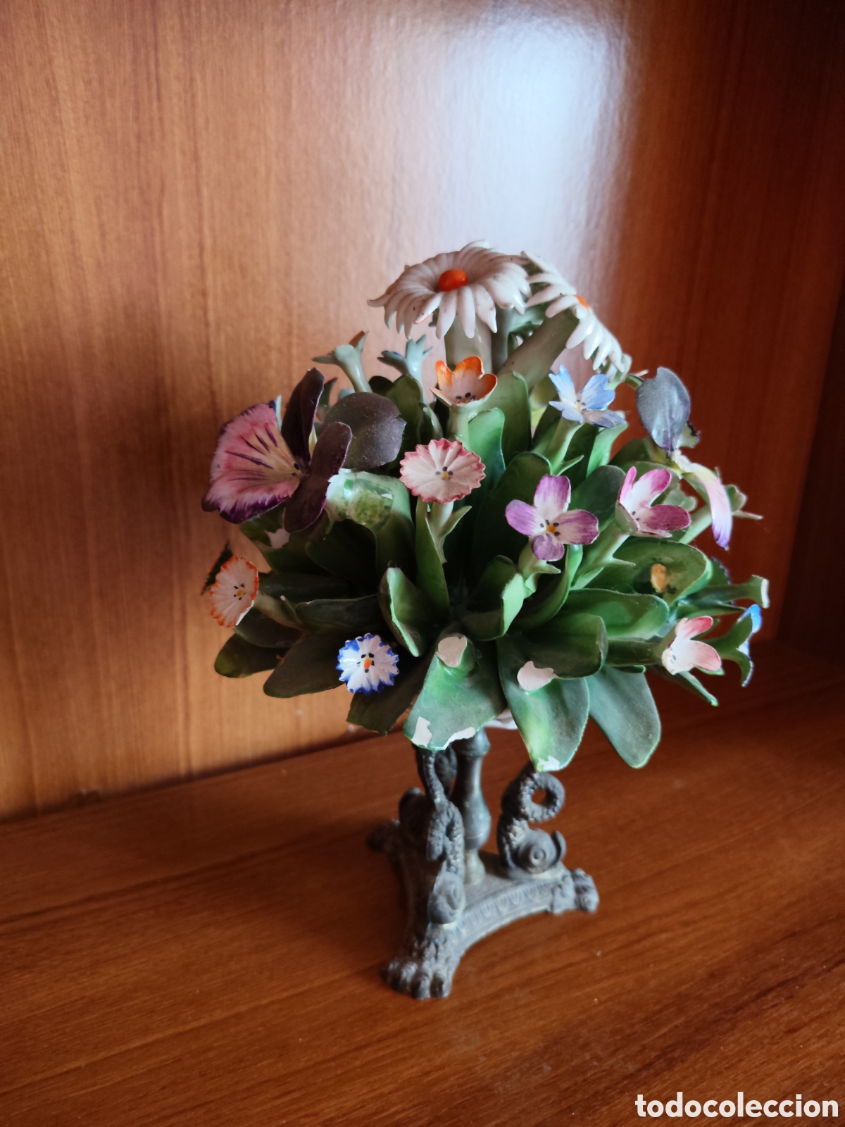 Vintage: Flores de porcelana decorativas