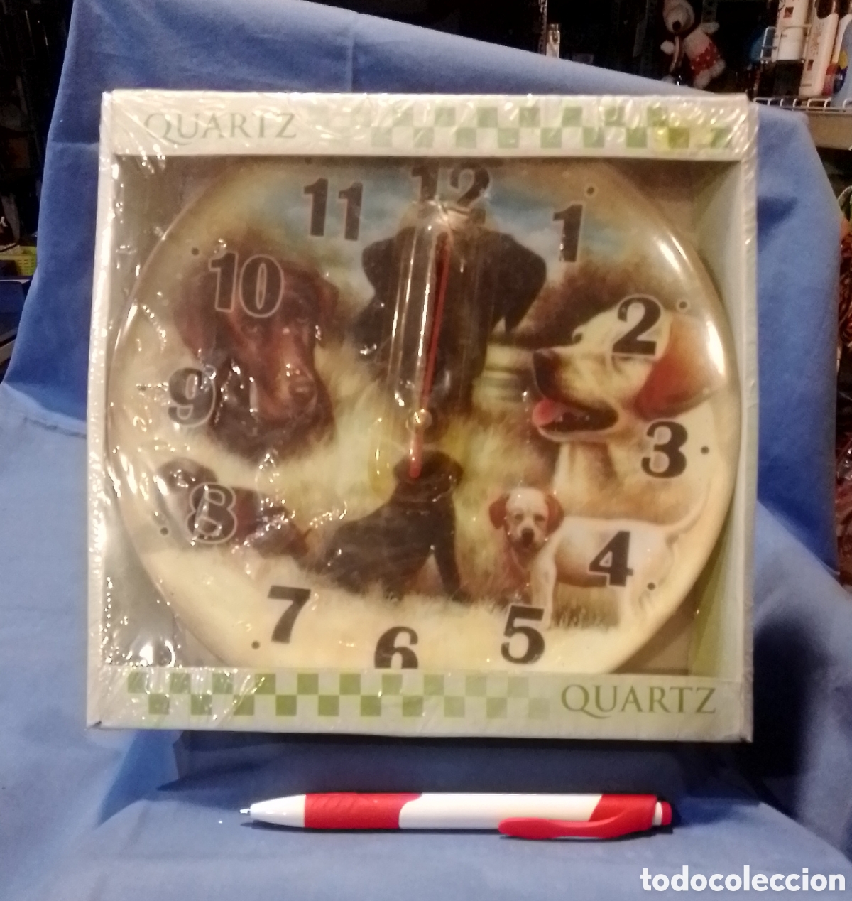 Vintage: Reloj de cer&aacute;mica de pared