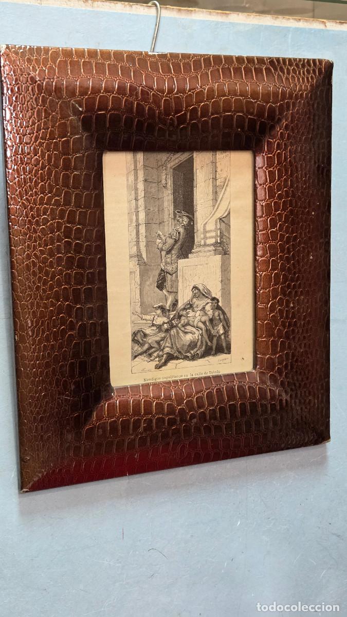 Vintage: cuadro con grabado antiguo