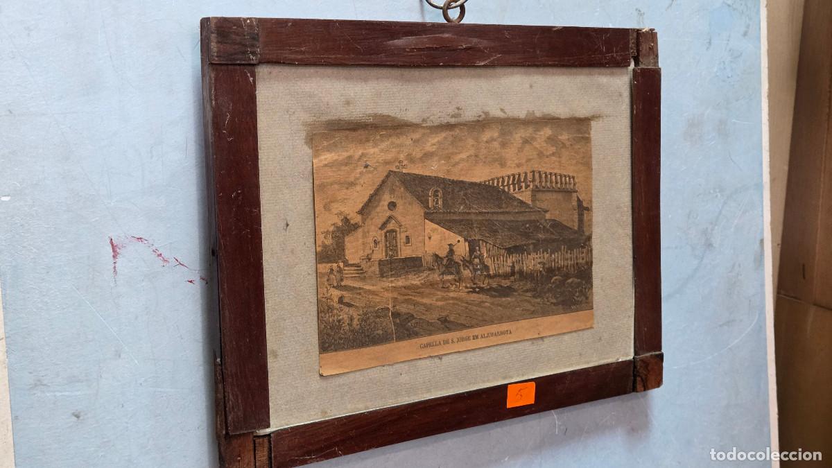 Vintage: cuadro con grabado antiguo