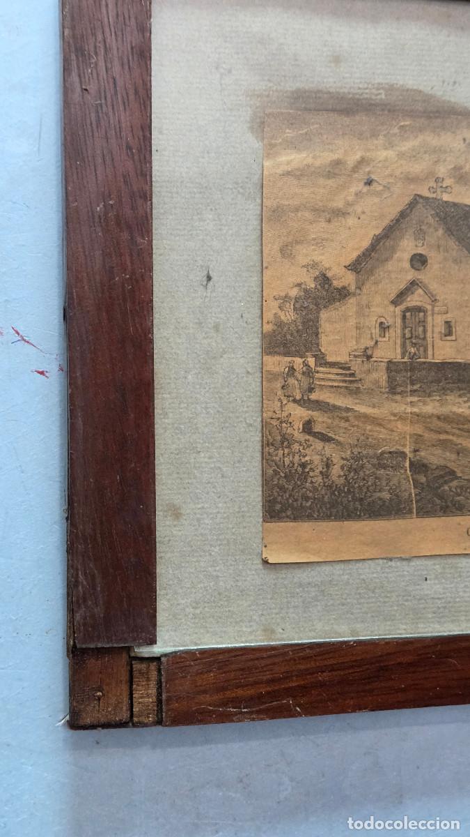 Vintage: cuadro con grabado antiguo - Foto 4