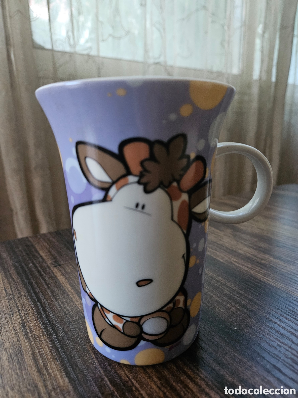 Vintage: Taza / Jarra de Porcelana NICI &rdquo;Jirafa y Tigre&rdquo; - Original Wild Friends - Colecci&oacute;n / Vintage