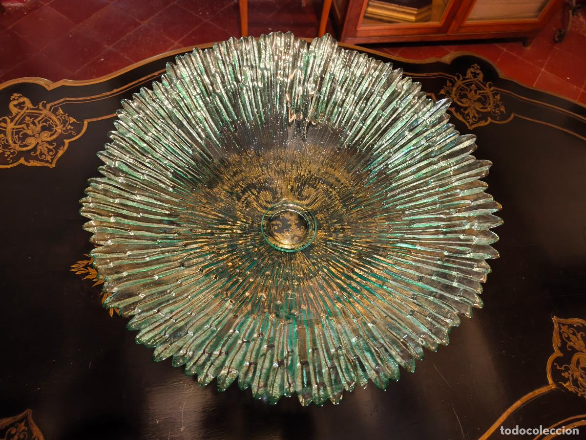 Vintage: 1972 &middot; Cuenco Revontulet &middot; XL &middot; 51 cm &middot; Verde Mar &middot; Dise&ntilde;o Escandinavo &middot; Tauno Wirkkala &middot; Finlandia