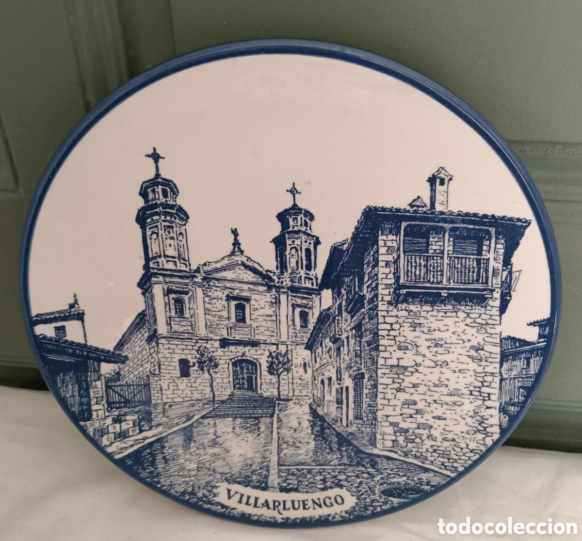 Vintage: Plato decorativo M. Marco DERPLAT Villarluengo &ndash; 23 cm