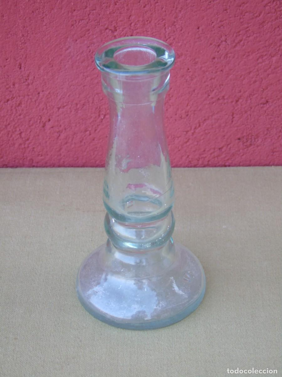 Vintage: CANDELABRO DE VIDRIO. - Foto 2