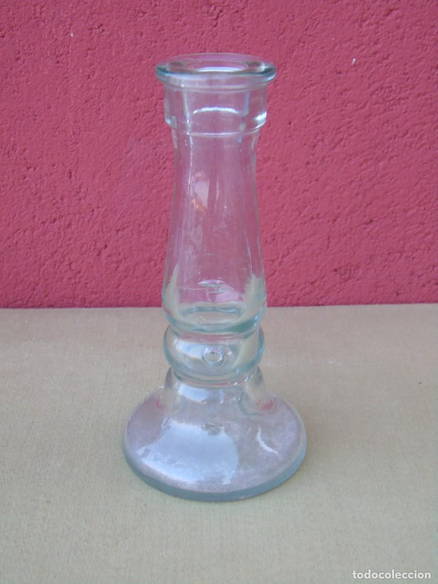 Vintage: CANDELABRO DE VIDRIO. - Foto 3