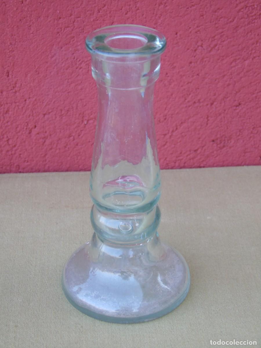 Vintage: CANDELABRO DE VIDRIO. - Foto 4