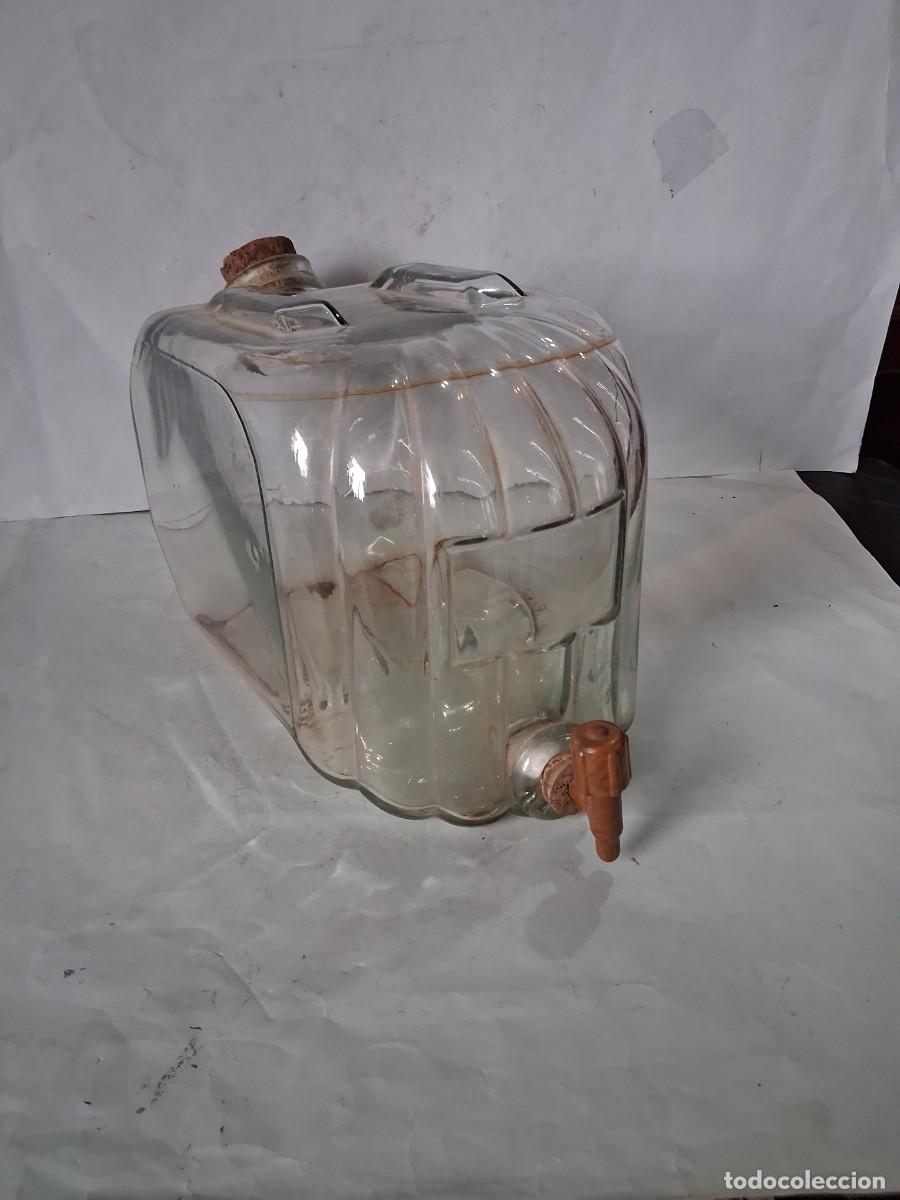 Vintage: Dispensador de cristal para licor o colonias