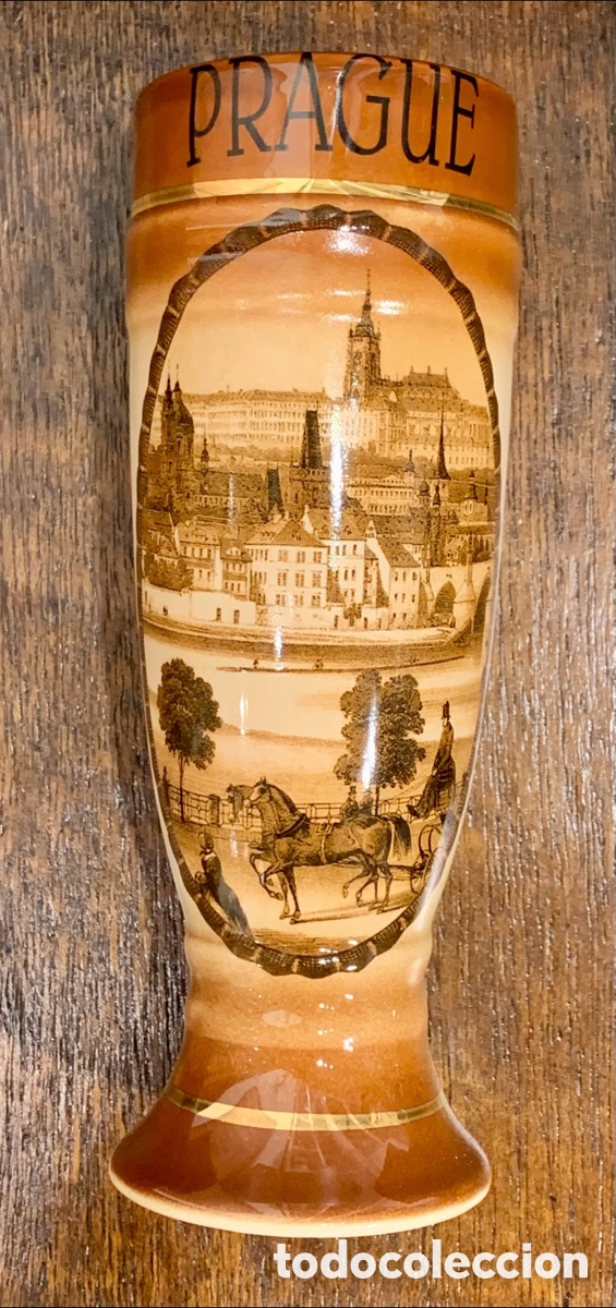 Vintage: Copa. Porcelana. PRAGUE.