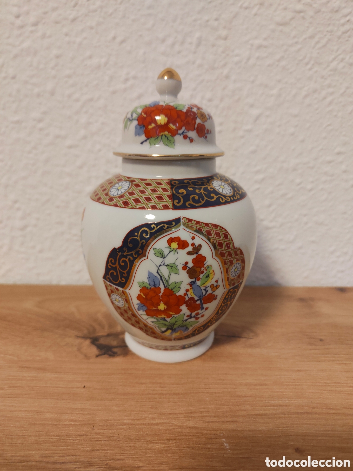 Vintage: Jarr&oacute;n Tibor Vintage Porcelana Imari Japon&eacute;s