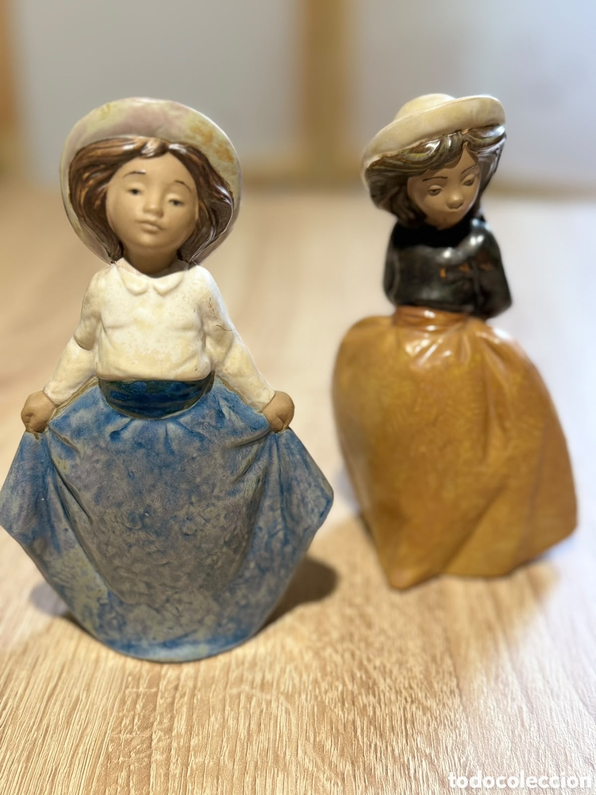 Vintage: Pareja de Serie - Figuras Porcelana NAO de Lladr&oacute; Vintage