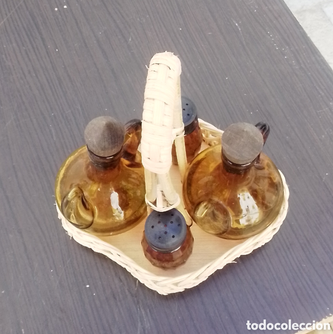 Vintage: Servicio aceiteras de mesa - Foto 3