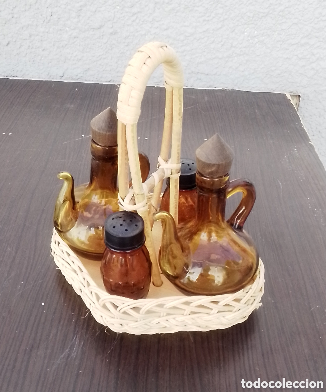 Vintage: Servicio aceiteras de mesa