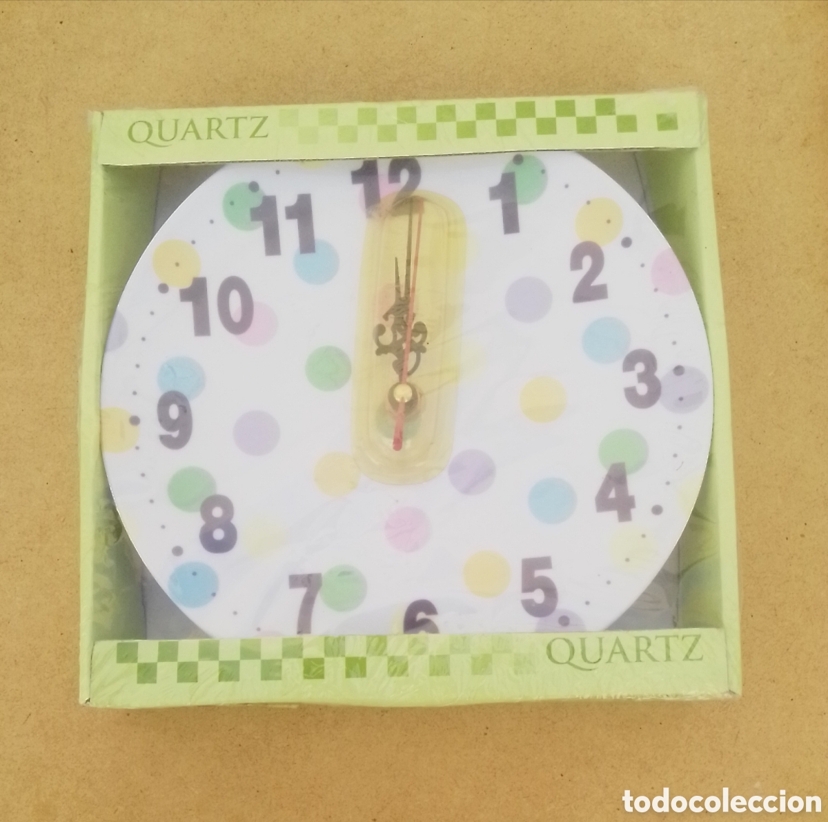 Vintage: Reloj cer&aacute;mica pared