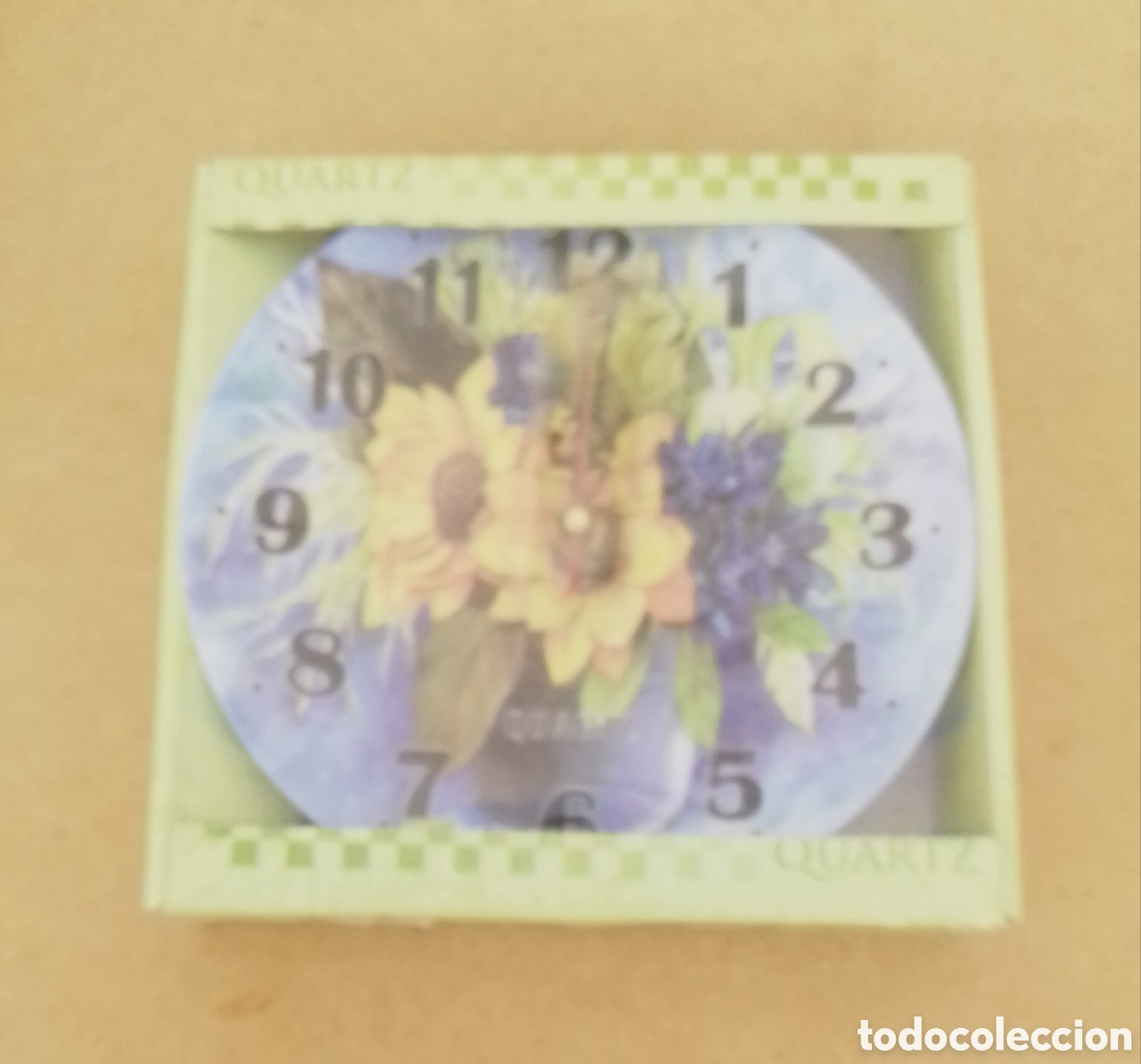 Vintage: Reloj cer&aacute;mica de pared